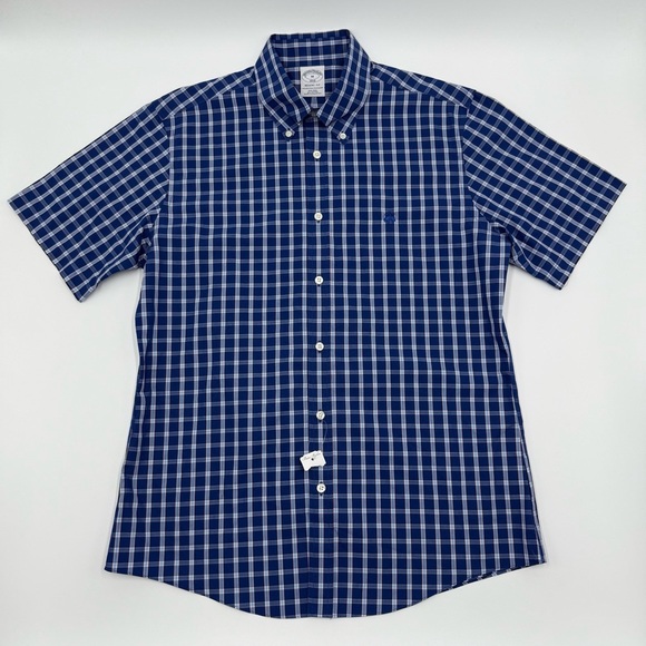 Brooks Brothers Other - NWT Brooks Brothers Men’s Regent Fit Non-Iron Blue Red Button Down Shirt Medium